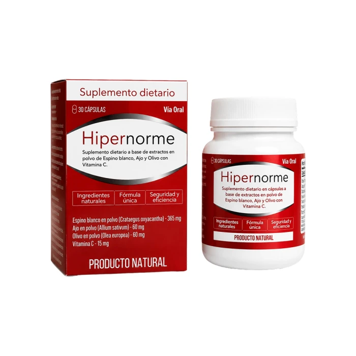 Hipernorme — suplemento dietario en cápsulas, 30 cápsulas